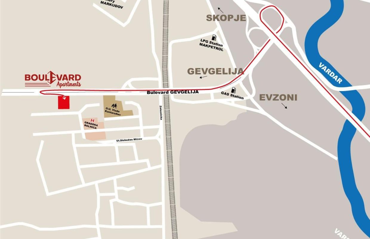 Boulevard Apartments Gevgelija Exteriör bild